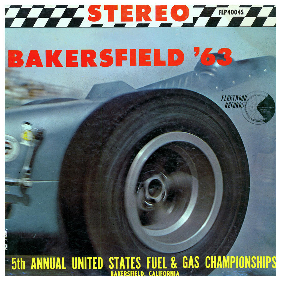 Bakersfield Photograph - Bakersfiled 63 Album Cover by Retrographs