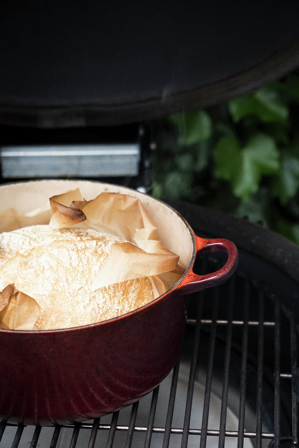 Baking Bread On The Kamadojoe In A Pan Photograph by Lucie Beck