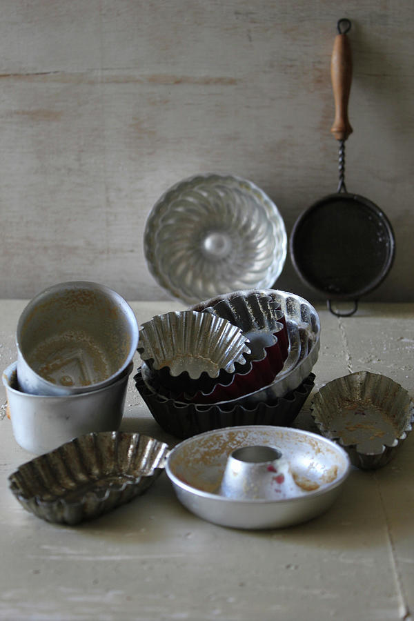 Baking Tins For Pastries And Small Cakes Photograph by Patrizia Miceli