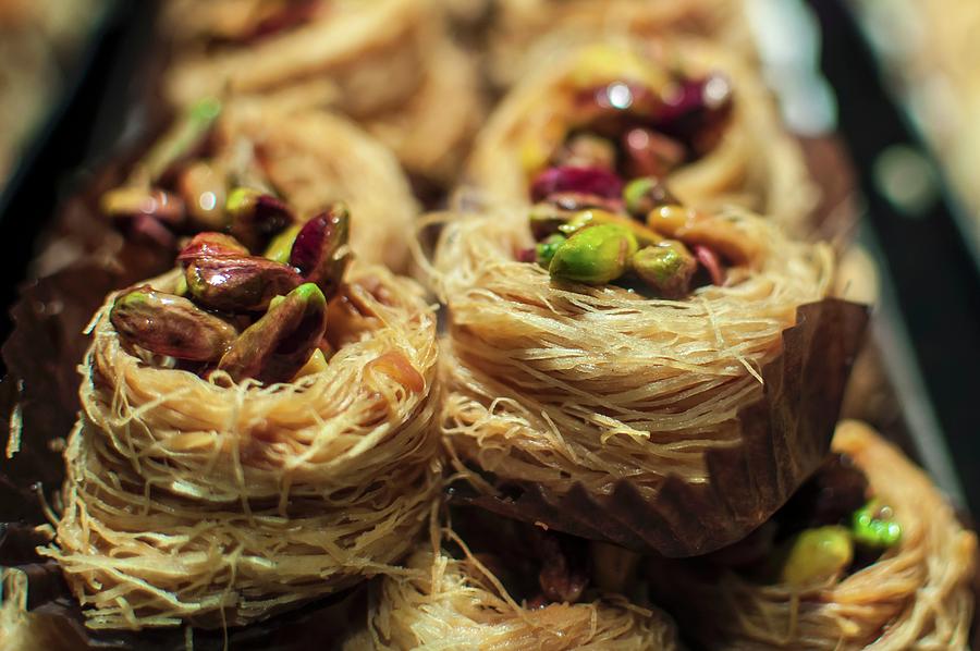 Baklava Nests With Pistachios arabia Photograph by Paolo Lenzi - Pixels