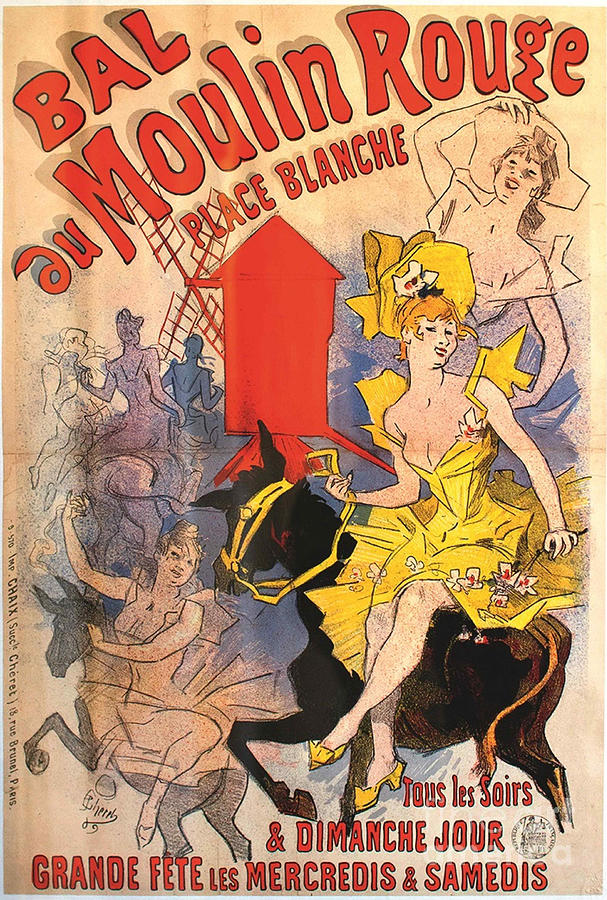 Bal Du Moulin Rouge Drawing by Heritage Images