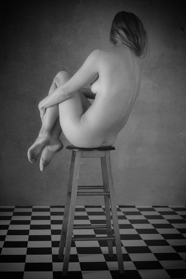 Nude Photograph - Balance by Mel Brackstone