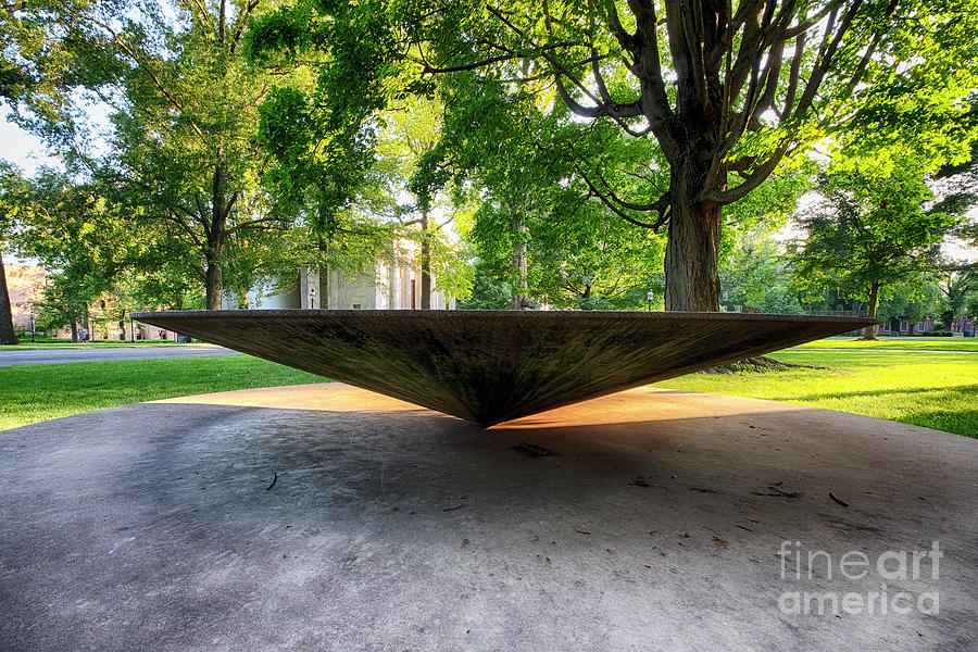 Architecture Photograph - Balanced Cone In Princeton by George Oze