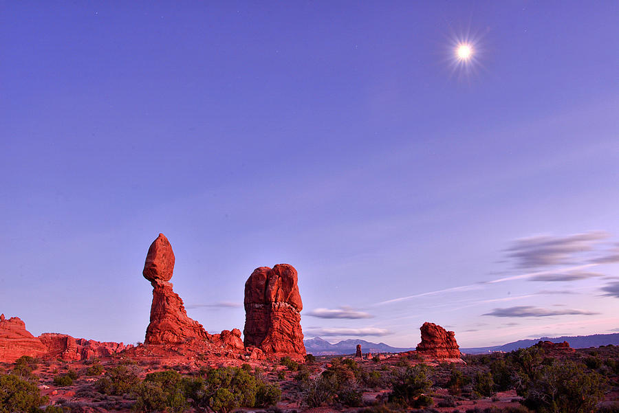 Balanced Rock, Arches Np, Utah Digital Art by Heeb Photos