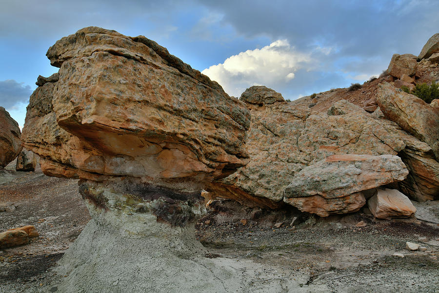 Balanced Rock in BLM Bentonite Site Photograph by Ray Mathis