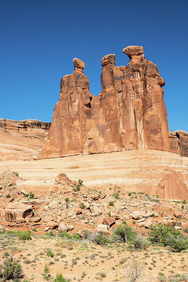 Balanced Rocks in Arches Photograph by Kyle Lee