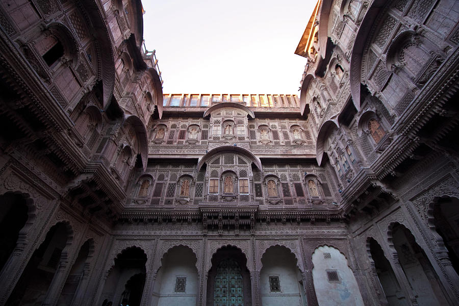 Balconies At Mehrangarh Fort Photograph by Lydia Wagner