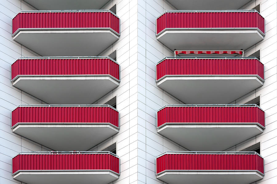 Abstract Photograph - Balconies by Rolf Endermann