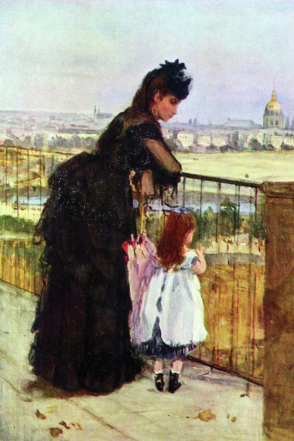 Balcony Painting by Berthe Morisot