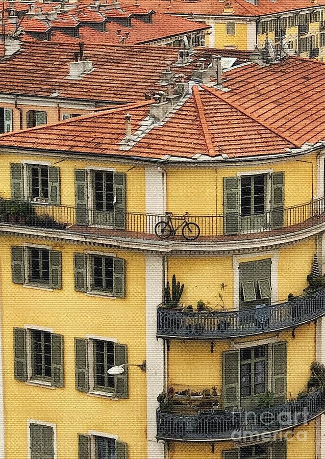 Balcony Bicycle Photograph by Diana Rajala
