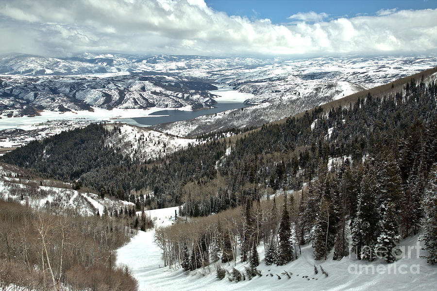 Bald Mountain Skiing Views Photograph by Adam Jewell
