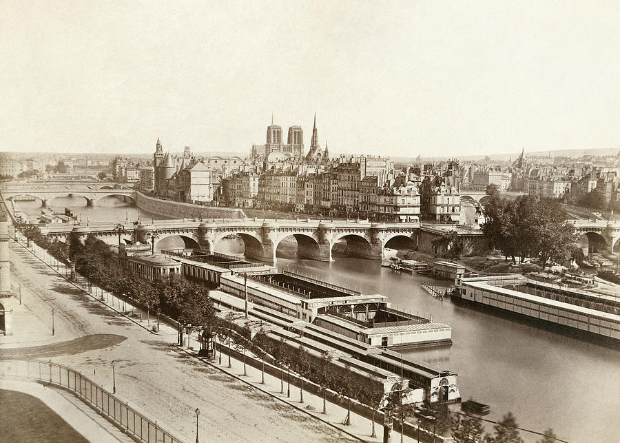 Baldus: Paris, C1865 Photograph by Edouard Baldus - Fine Art America