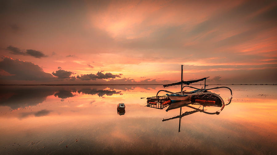 Beach Photograph - Bali, Sunrise At Karang Beach-27370 by Raimondo Restelli