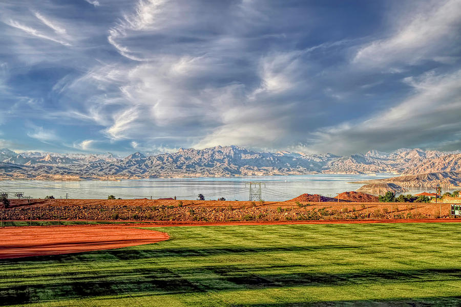 Ball Park Overlooking Lake Mead Photograph by Donna Kennedy