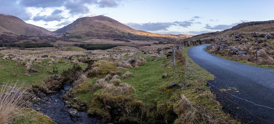 Ballaghisheen pass Ireland with Stream Photograph by John McGraw