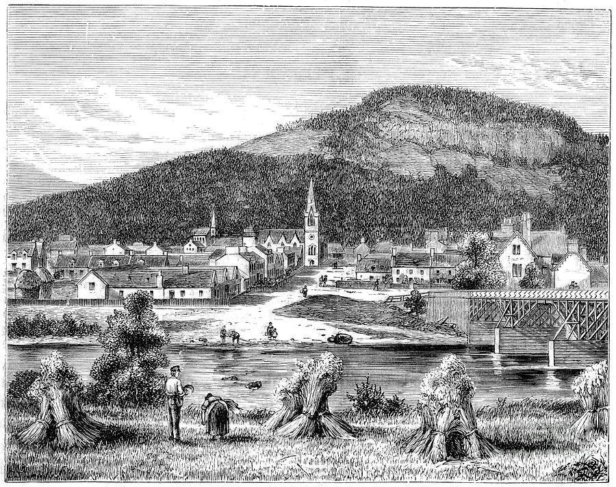 Ballater, Royal Deeside, Scotland, 1900 Drawing by Print Collector