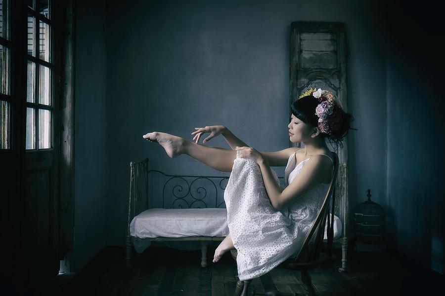 Portrait Photograph - Ballerina by 7 Flavor C/p