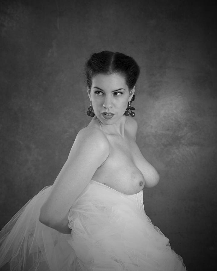 Nude Photograph - Ballerina Attitude by Mel Brackstone