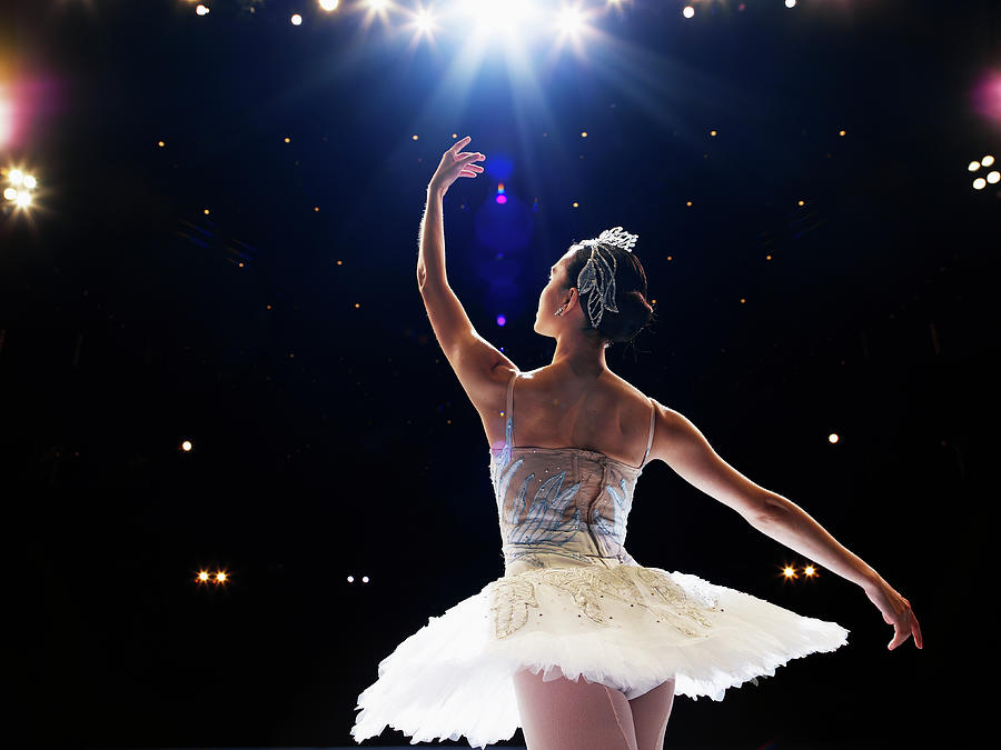 Ballerina Dancing On Stage, Arm Raised Photograph by Thomas Barwick