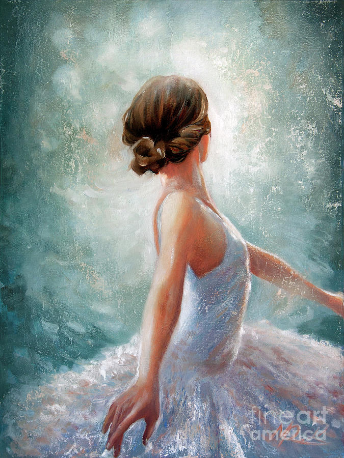 Ballerina Dazzle Painting by Michael Rock