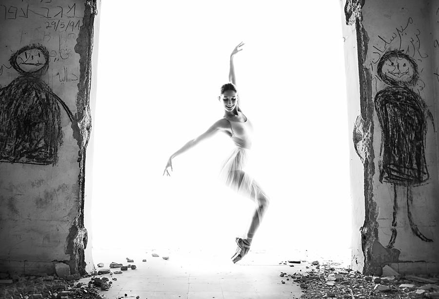 Action Photograph - Ballerina In A Deseted City by Maya Iltus Action Photograph - Ballerina In A Deseted City by Maya Iltus