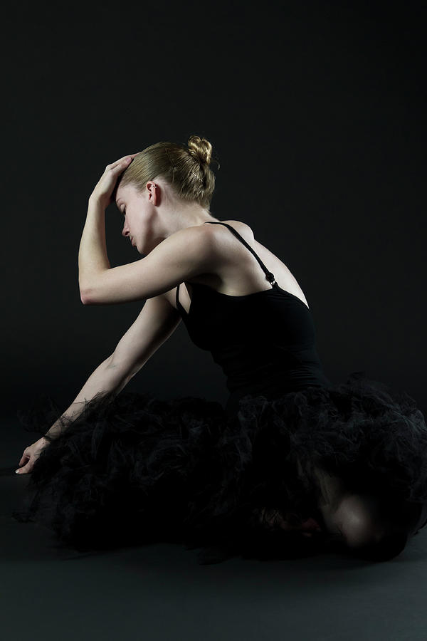 Ballerina In Black Photograph by Williamsherman