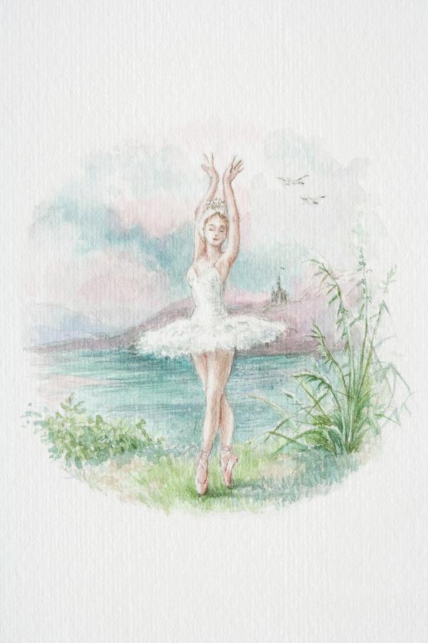 Ballerina In White Tutu Standing On Digital Art by Dorling Kindersley