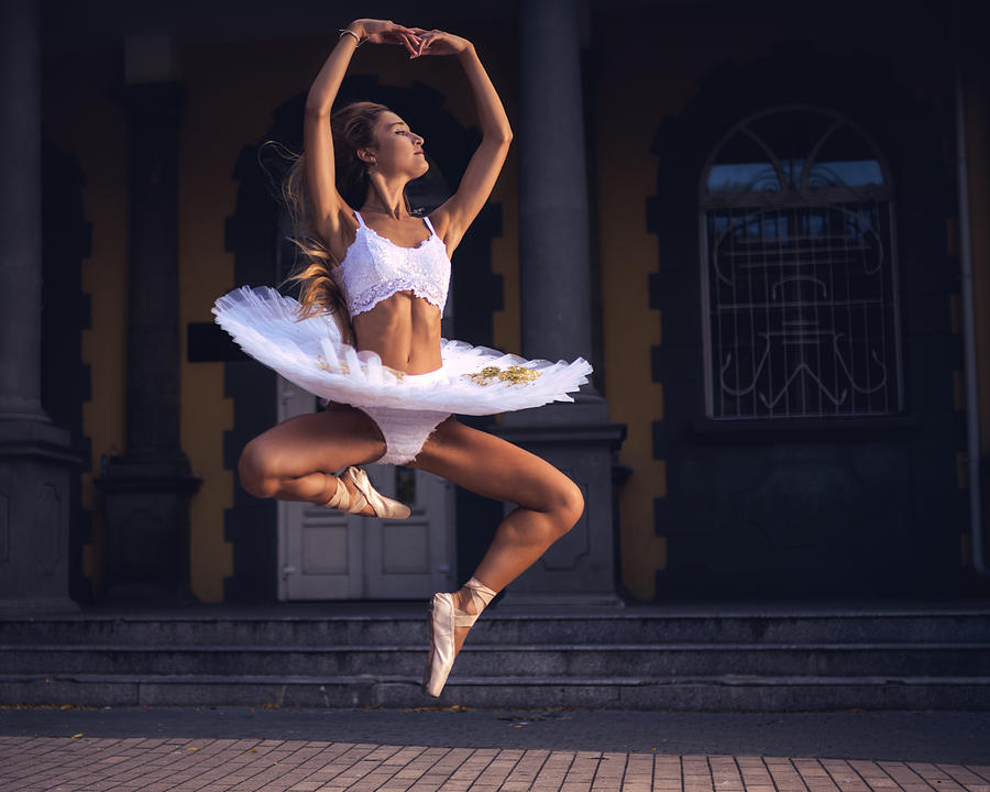 Ballerina Is Posing 7 Photograph by Vasil Nanev