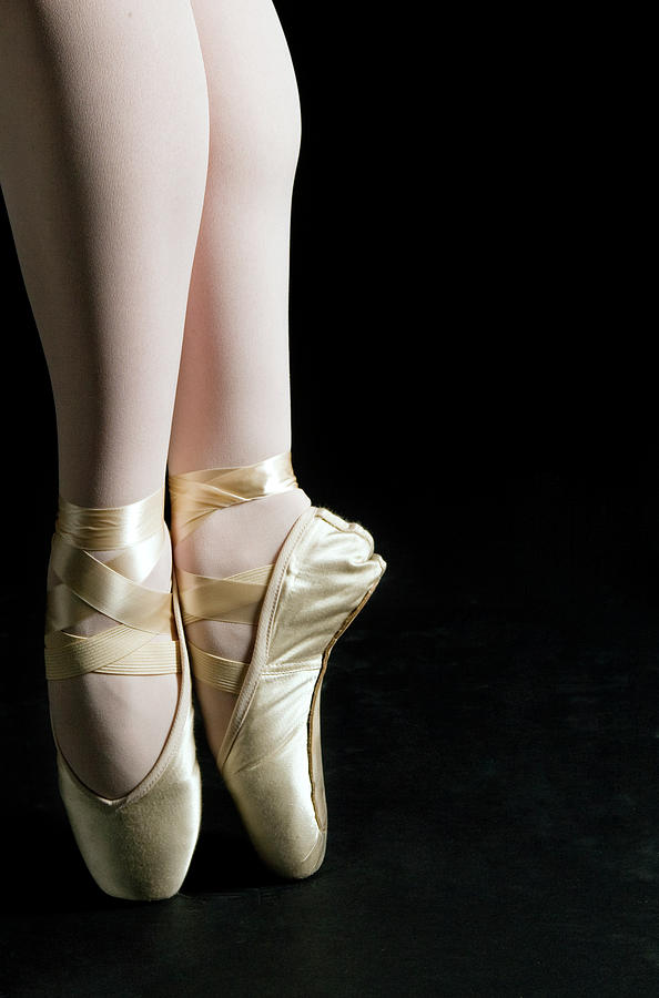 Ballerina, Pointed Toe Slippers Photograph by Charity Burggraaf