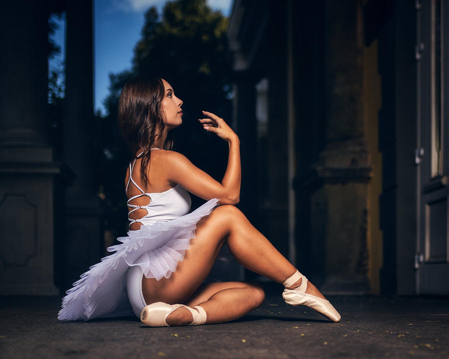 Ballerina Posing Photograph by Vasil Nanev