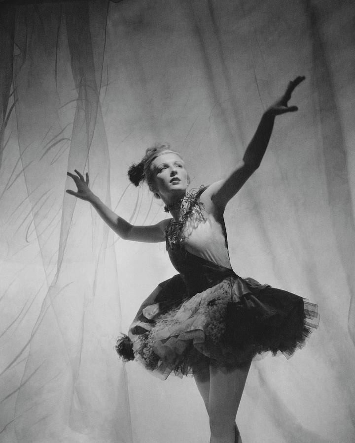 Person Photograph - Ballerina Tatiana Riabouchinska by Cecil Beaton