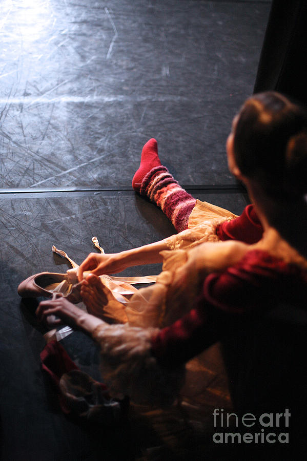 Studio Photograph - Ballet Behind The Scenes by Anna Jurkovska Studio Photograph - Ballet Behind The Scenes by Anna Jurkovska