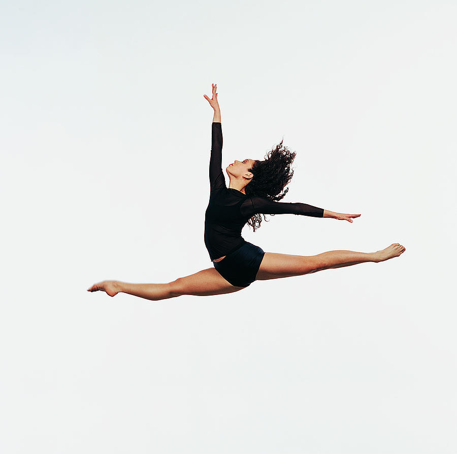 Ballet Dancer Doing The Splits In Mid Photograph By Chris Nash Fine Art America
