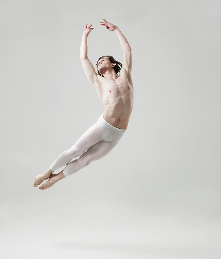 Ballet Dancer Jumping Photograph by Mike Harrington