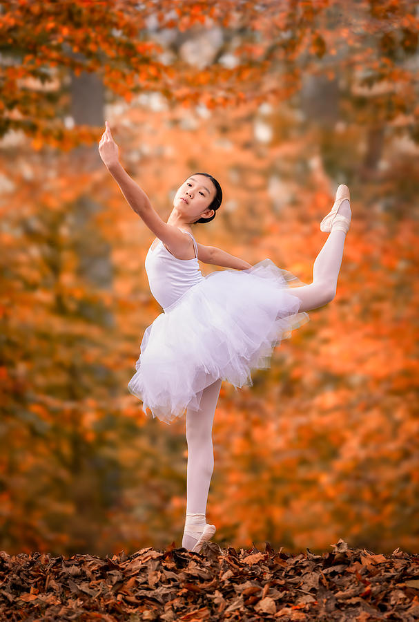 Ballet Dancing In The Fall Photograph by Vicki Lai