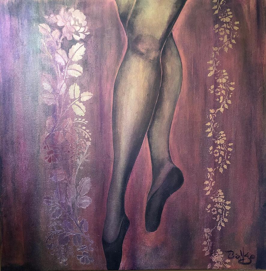 Ballet Painting - Ballet Legs by Ron Tango Jr Ballet Painting - Ballet Legs by Ron Tango Jr