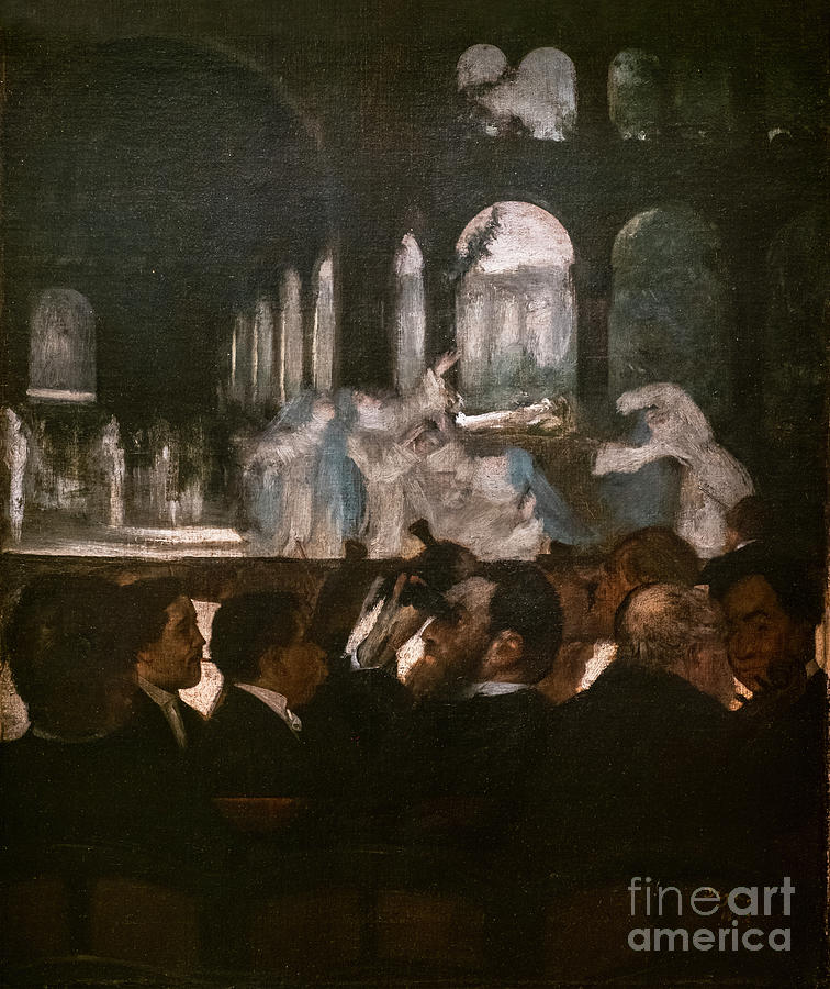 Ballet Of Robert The Devil Painting by Edgar Degas