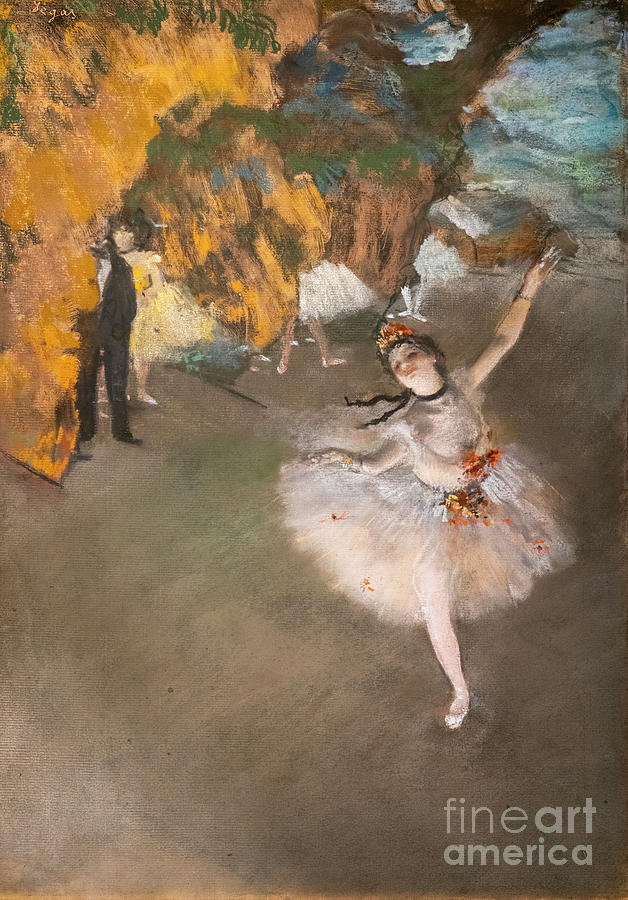 Ballet, Pastel Painting by Edgar Degas