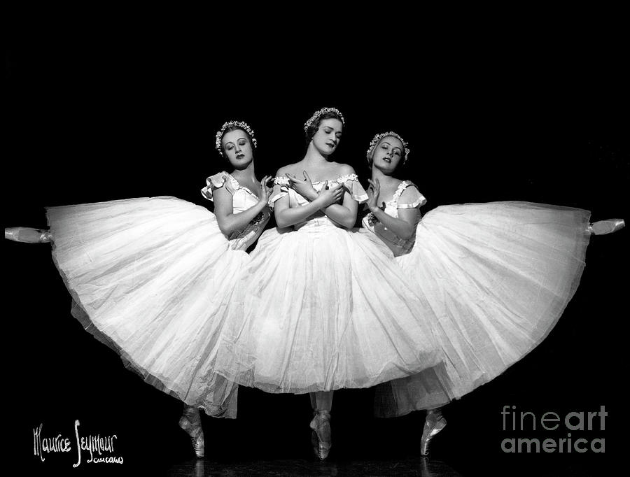 Portrait Photograph - Ballet Russes de Monte Carlo by Maurice Seymour