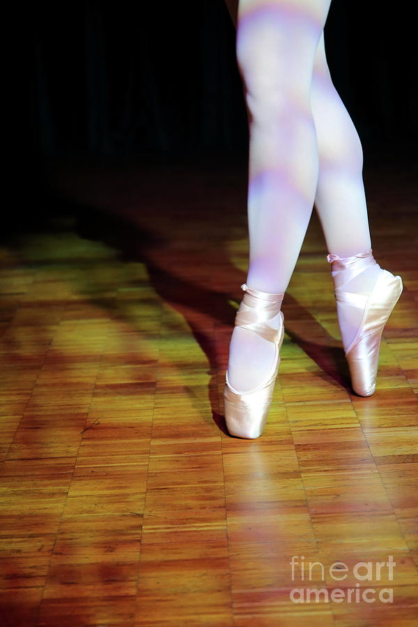 Ballet Slipper On Stage Photograp