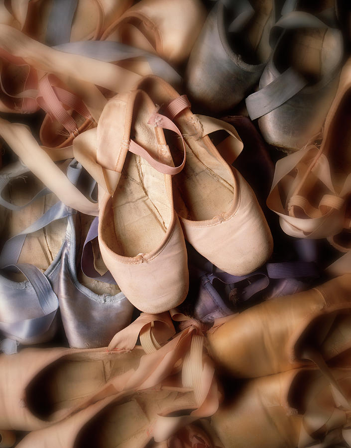 Ballet Slippers, Elevated View Digital Photograph by Gary S Chapman
