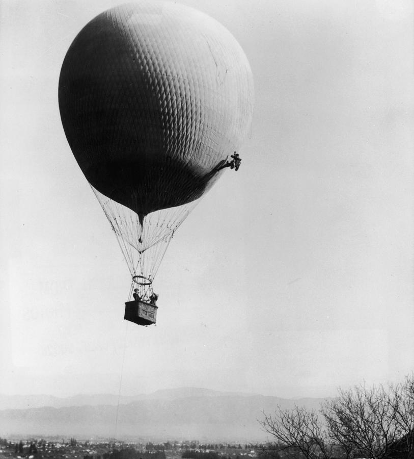 Balloon Climb Photograph by American Stock Archive