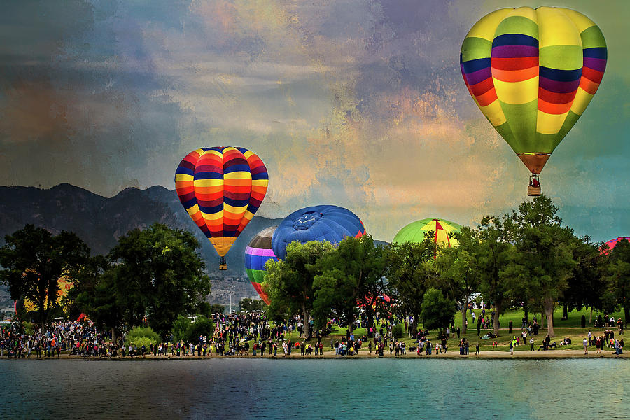 Balloon Festival In Colorado Springs, Co Photograph by John Bartelt