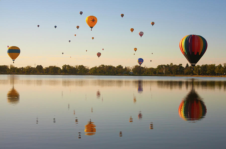 Colorado Springs Photograph - Balloon Festival by Lightvision, Llc