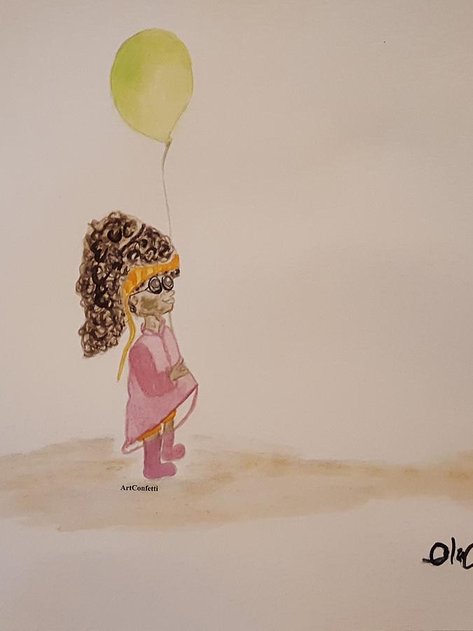 Download Girl, Balloons, Flying. Royalty-Free Stock Illustration Image -  Pixabay