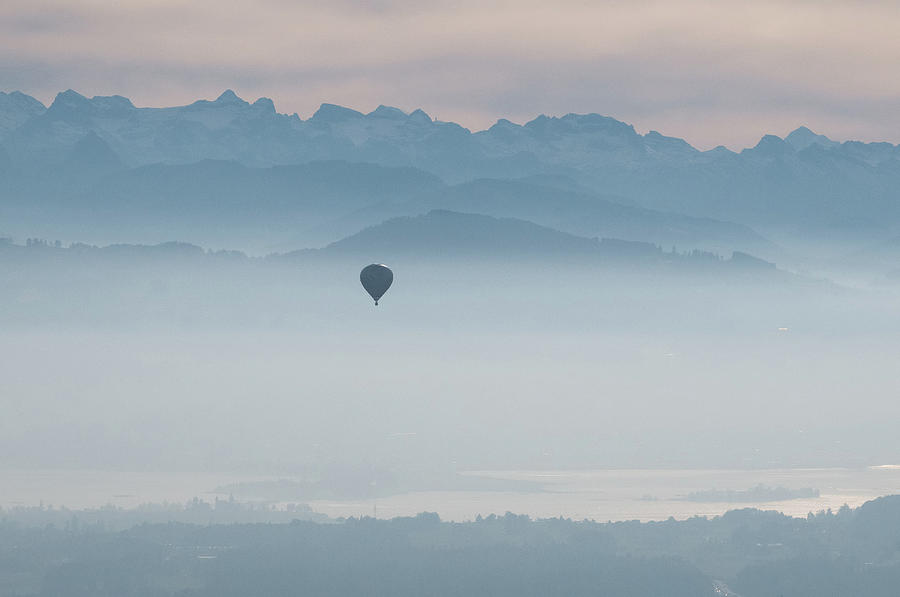 Balloon In The Mist Photograph by Photo By Roman Sandoz