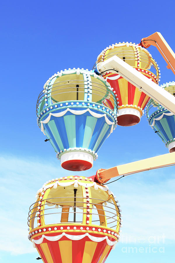 Balloon Race ride Moreys Piers Wildwood New Jersey USA 2 Photograph by ...