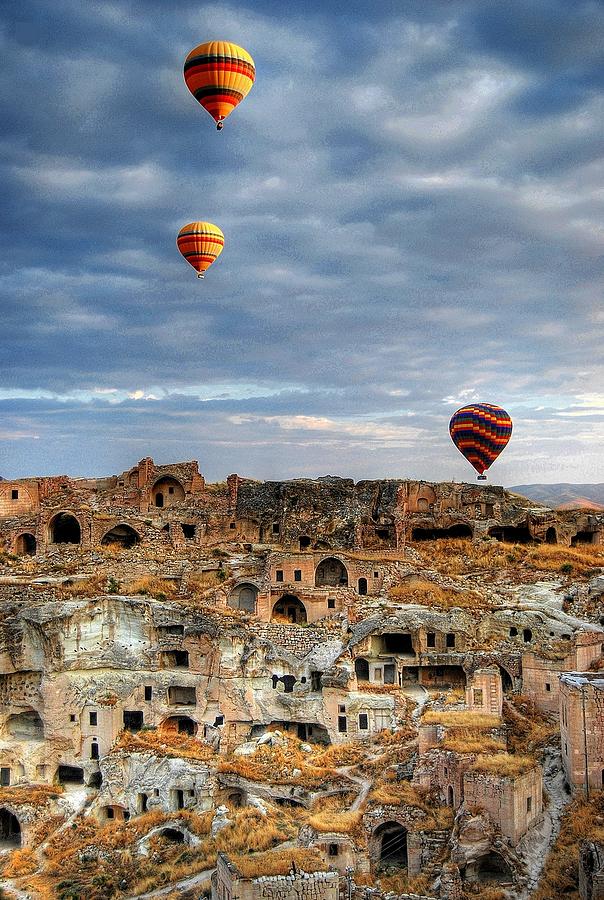 Balloon Ride In Cappadocia Photograph by M.cantarero