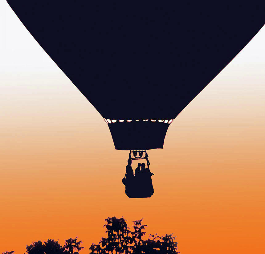 Balloon Silhouette Photograph by Bill Cain