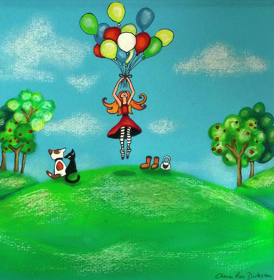 Tree Painting - Balloon Therapy by Cherie Roe Dirksen